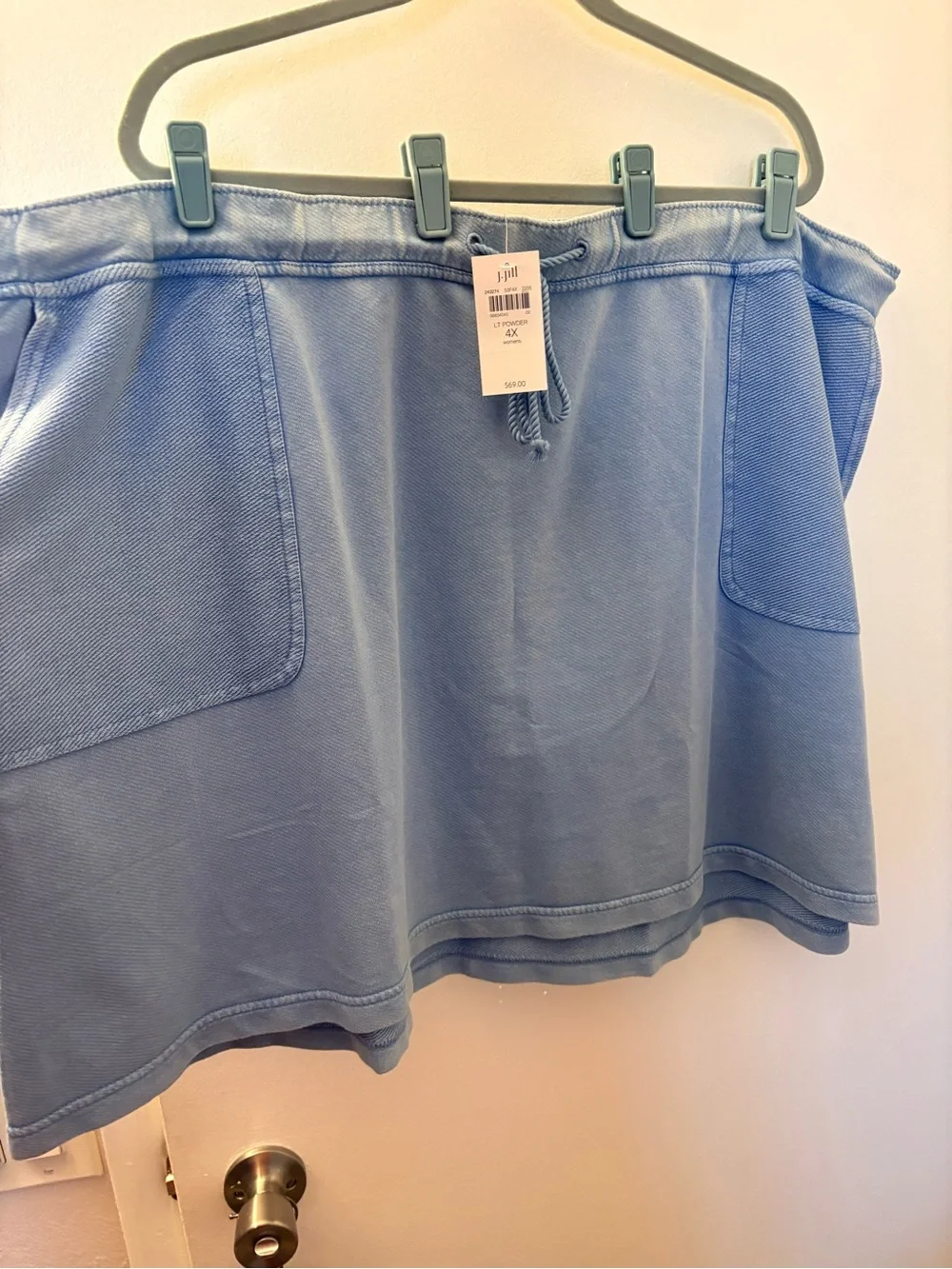2pc J.Jill Cotton Top & Skirt NWT